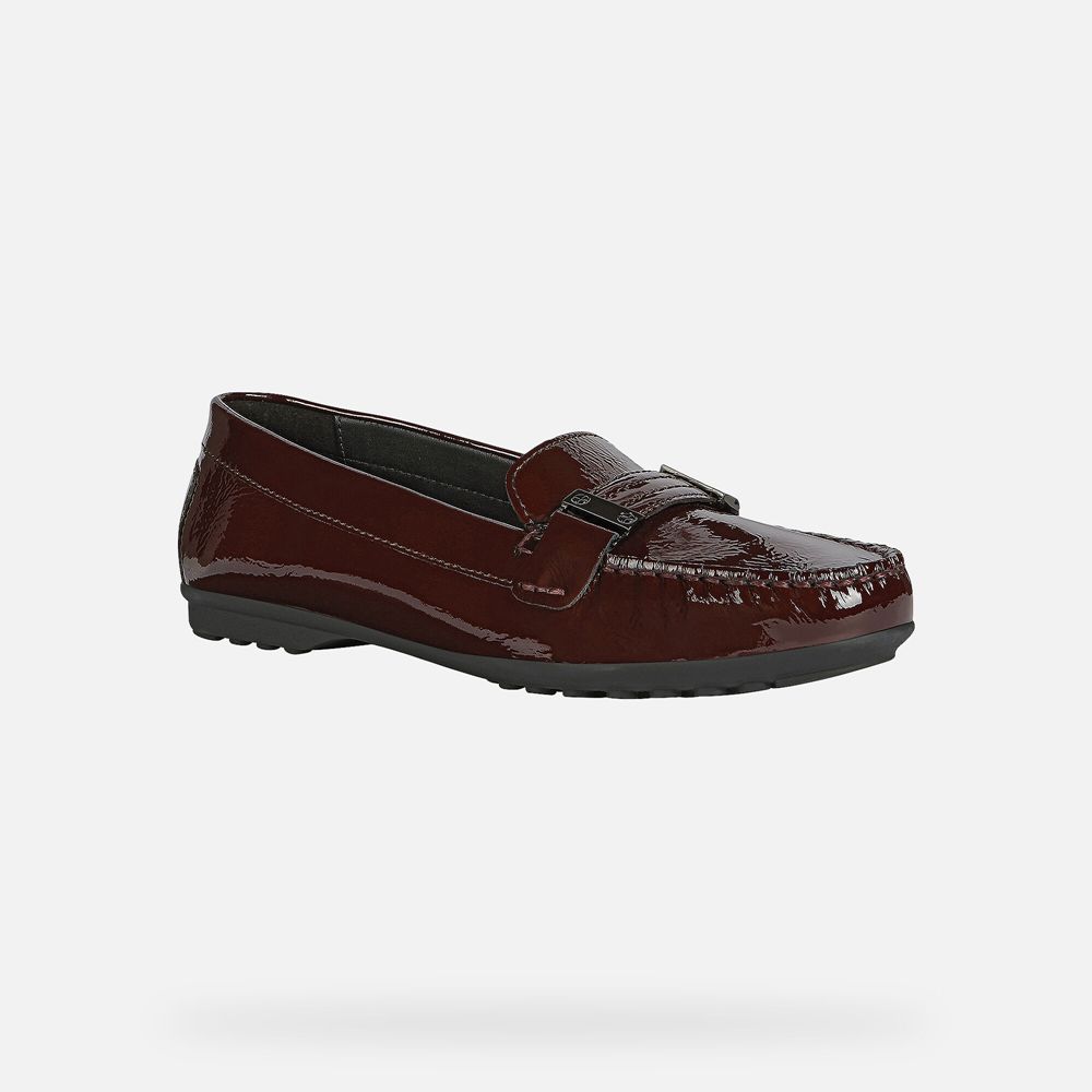 Geox Loafers Burgundy Elidia - Geox Womens Shoes - AKFPML846